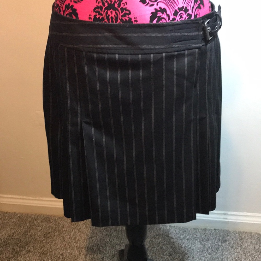 Express shirt black with pleats